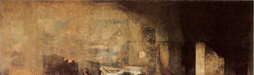 Gustave Courbet, Das Atelier des Malers, 1855, Öl auf Leinwand; 361  598 cm, Paris, Muse d'Orsay (obere Hälfte)