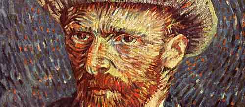 Van Gogh, Ausschnitt, Selbstportrait
